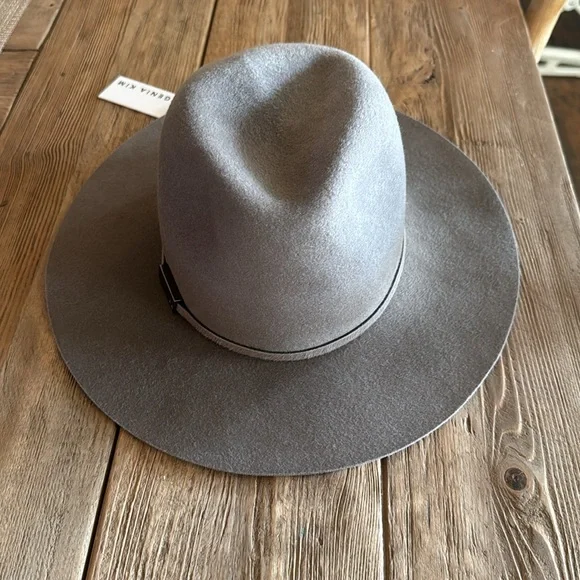 Eugenia Kim Wool Hat Gray Taupe NWT - Picture 2 of 9